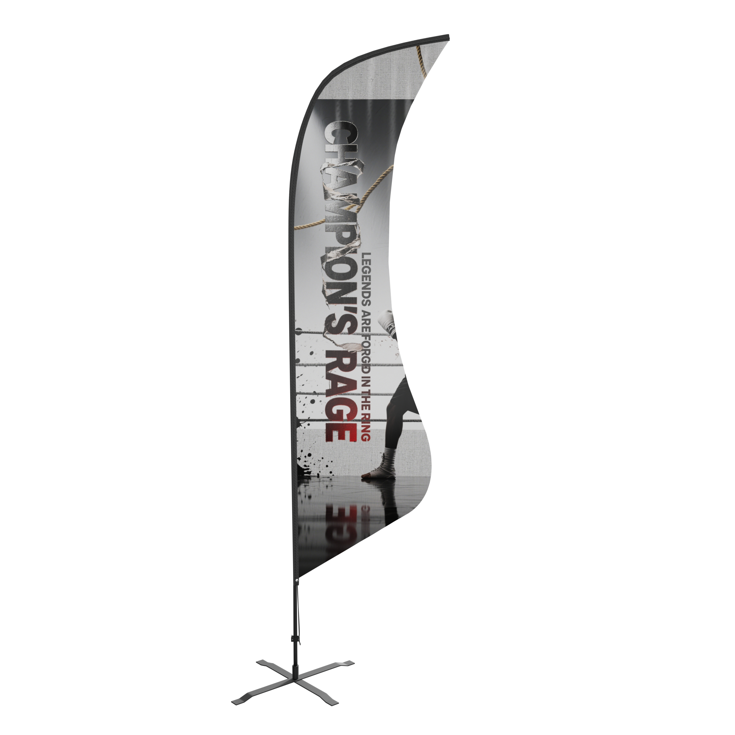 Shark Fin Custom Feather Flags
