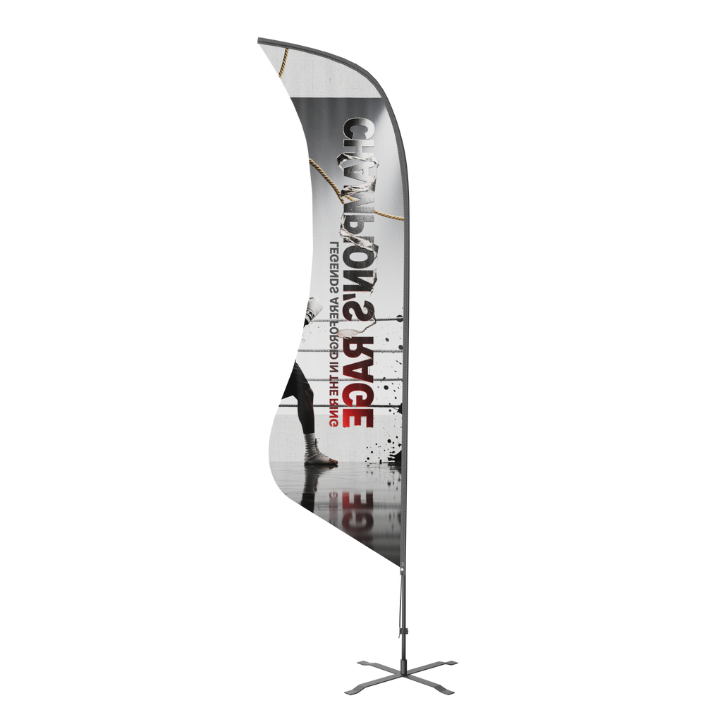 Shark Fin Custom Feather Flags