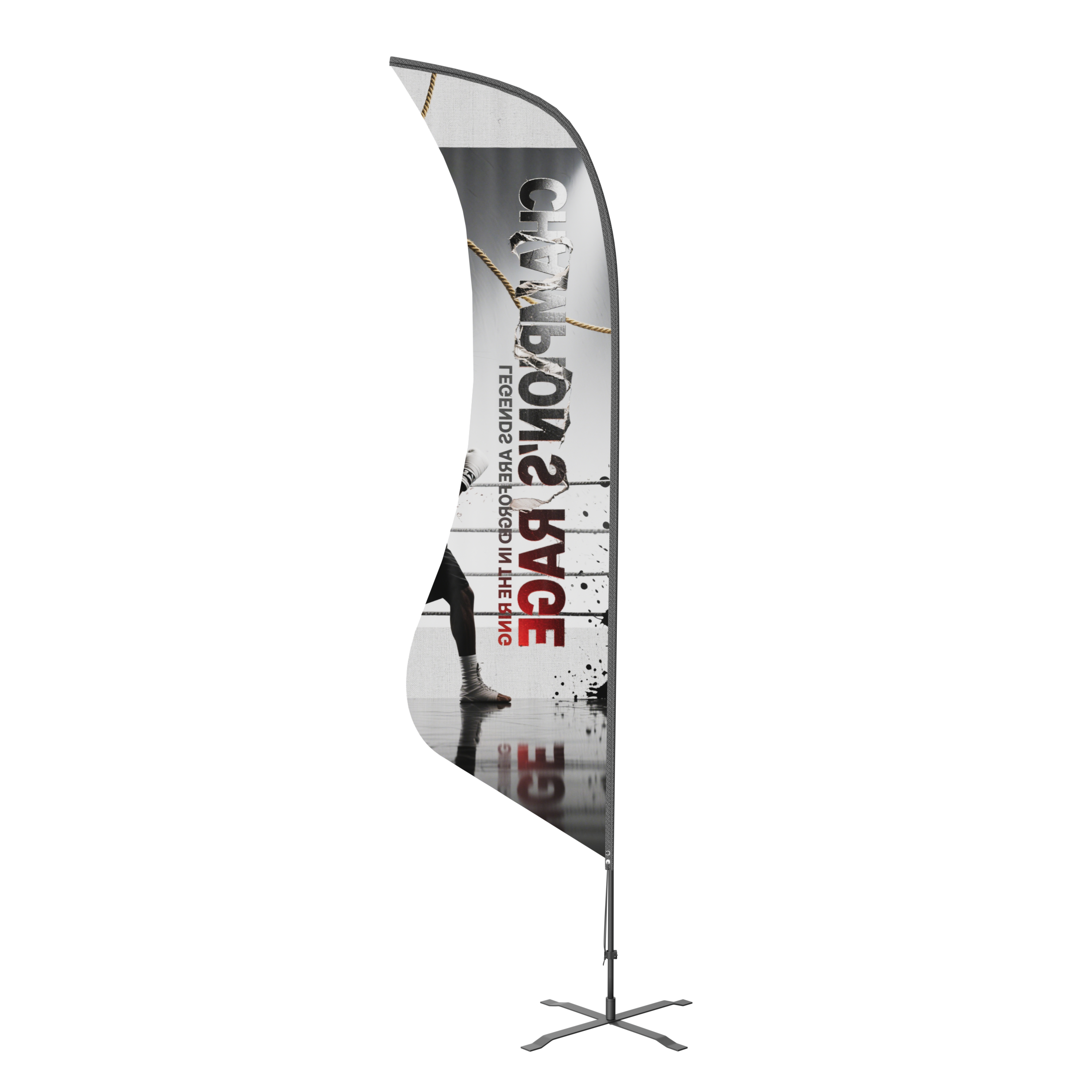 Shark Fin Custom Feather Flags