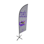 Angled Custom Feather Flags