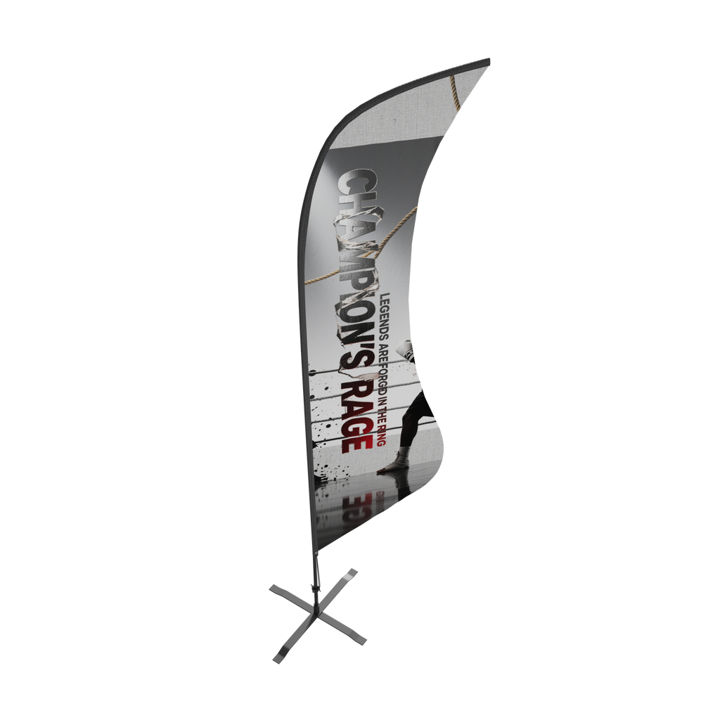 Shark Fin Custom Feather Flags