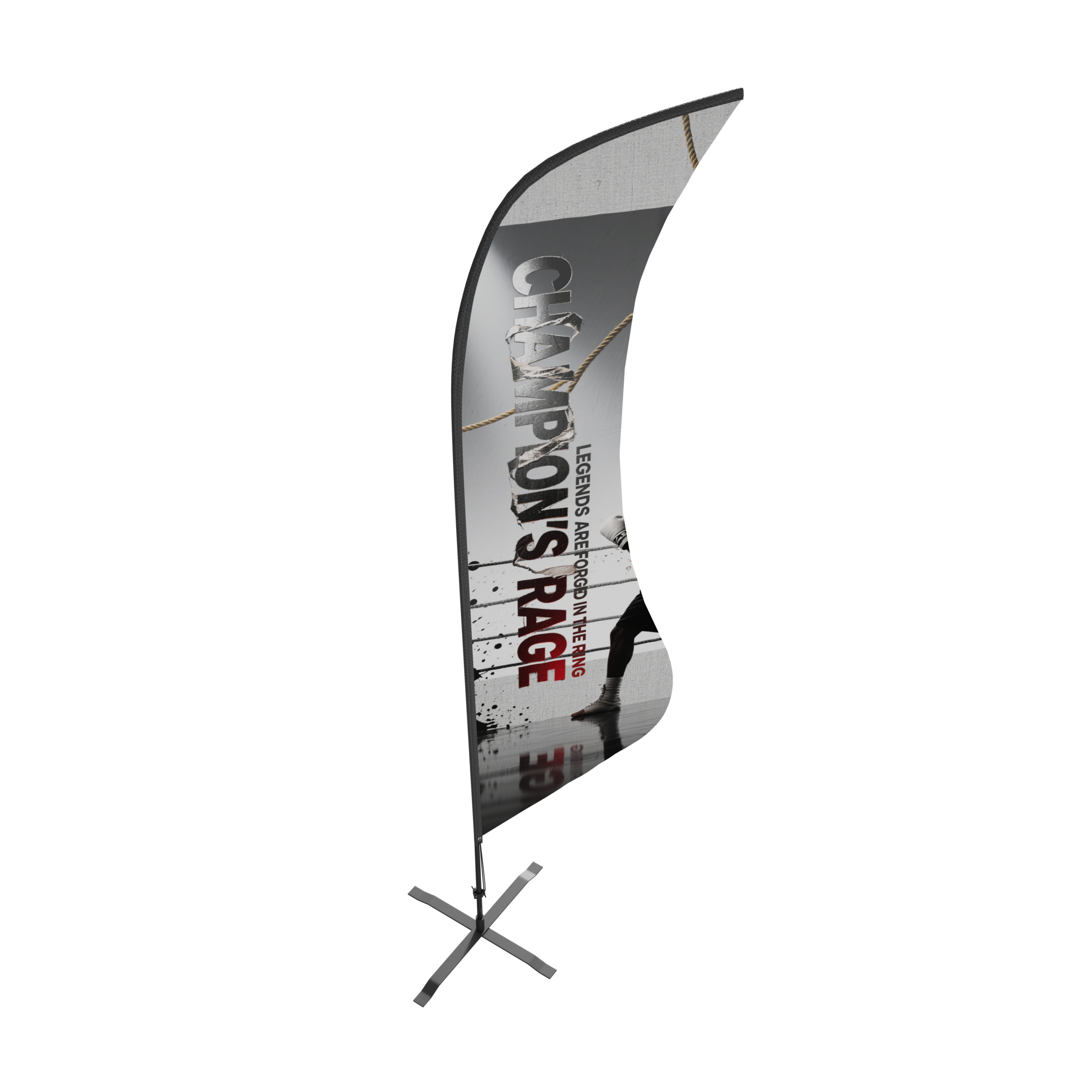 Shark Fin Custom Feather Flags