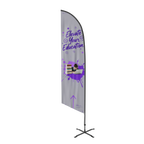 Angled Custom Feather Flags