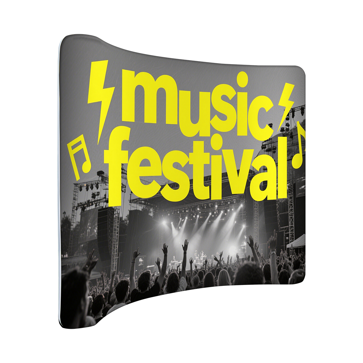 Curved Tension Fabric Displays - Custom