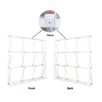 Double Sided Straight Fabric Popup Displays