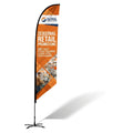 Angled Custom Feather Flags
