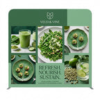 Straight Tension Fabric Displays - Custom (Round Corner)
