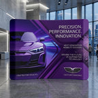Curved Tension Fabric Displays - Custom
