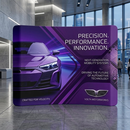 Curved Tension Fabric Displays - Custom