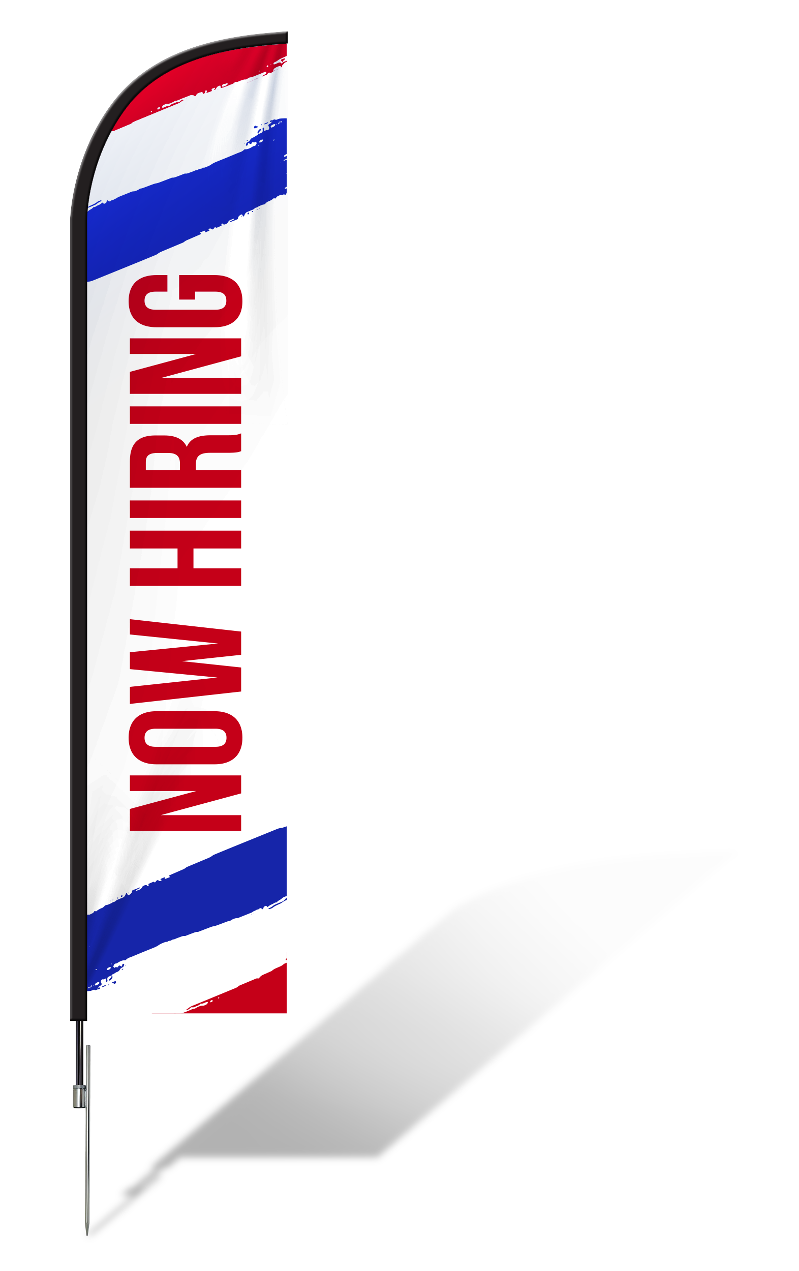 Now Hiring Feather Banner