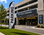 Parking Feather Banner