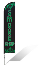 Smoke Shop Feather Banner
