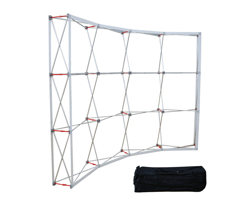 Curved Fabric Pop Up Displays